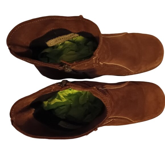 Womens Brown Suede Boots C lacanadienne Size 8 - Picture 4 of 4